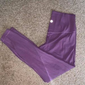 Lululemon Vintage Plum Aligns - Size 8